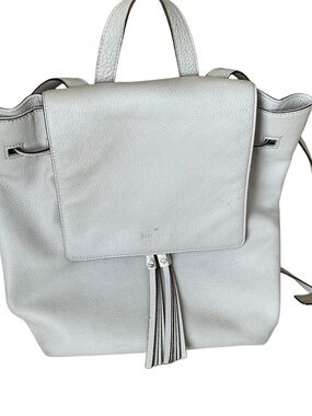 Backpack Cinch Handbag - KATE SPADE color: stone, soft pebble leather
